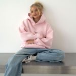 sweat capuche oversize femme