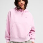 sweat capuche rose
