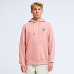 sweat capuche rose homme