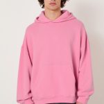 sweat capuche rose homme