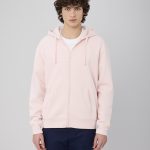 sweat capuche rose homme