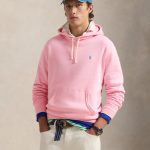 sweat capuche rose homme