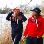 sweat capuche rouge