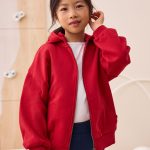 sweat capuche rouge
