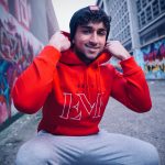 sweat capuche rouge