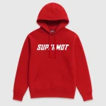 sweat capuche rouge