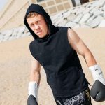 sweat capuche sans manche