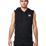 sweat capuche sans manche