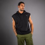 sweat capuche sans manche