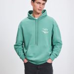 sweat capuche vert