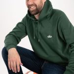 sweat capuche vert