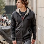 sweat capuche zippé