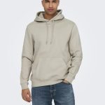 sweat homme beige