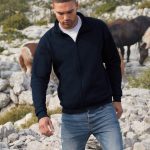 sweat homme zippé sans capuche