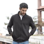 sweat homme zippé sans capuche
