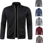 sweat homme zippé sans capuche