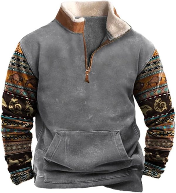 sweat-homme-zippe-sans-capuche-737ptt.jpg sweat homme zippé sans capuche – Image 1
