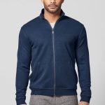 sweat homme zippé sans capuche