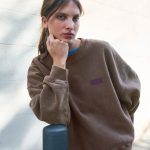 sweat marron femme