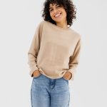 sweat marron femme