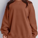 sweat marron femme