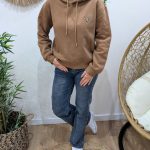 sweat marron femme