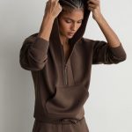 sweat marron femme