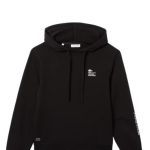 sweat noir a capuche femme