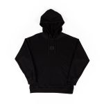 sweat noir capuche