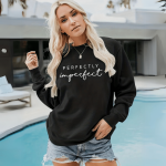 sweat noir sans capuche