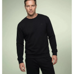 sweat noir sans capuche