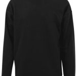 sweat noir sans capuche