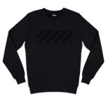 sweat noir sans capuche