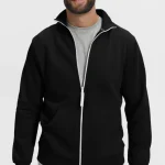 sweat noir sans capuche