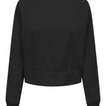sweat noir sans capuche