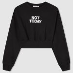 sweat noir sans capuche