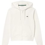 sweat zippé blanc femme