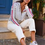 sweat zippé blanc femme