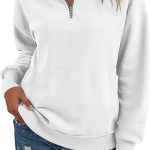 sweat zippé sans capuche femme