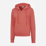 sweat zippé sans capuche femme