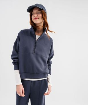 sweat-zippe-sans-capuche-femme-386lyg.jpg sweat zippé sans capuche femme – Image 1