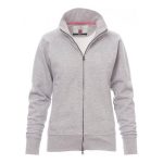 sweat zippé sans capuche femme