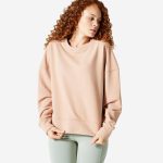 sweat zippé sans capuche femme