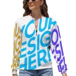sweat zippé sans capuche femme